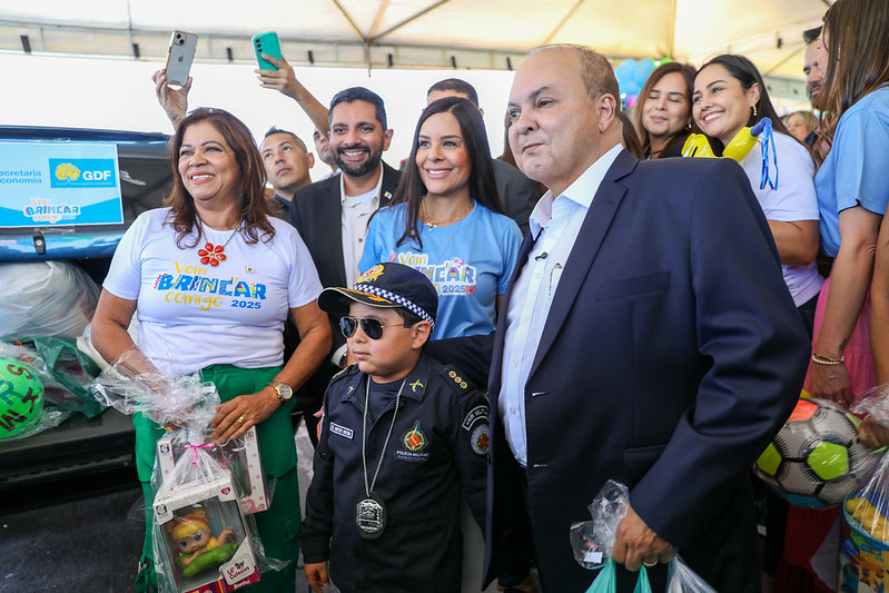 GDF arrecada brinquedos e leva alegria para milhares de crianças