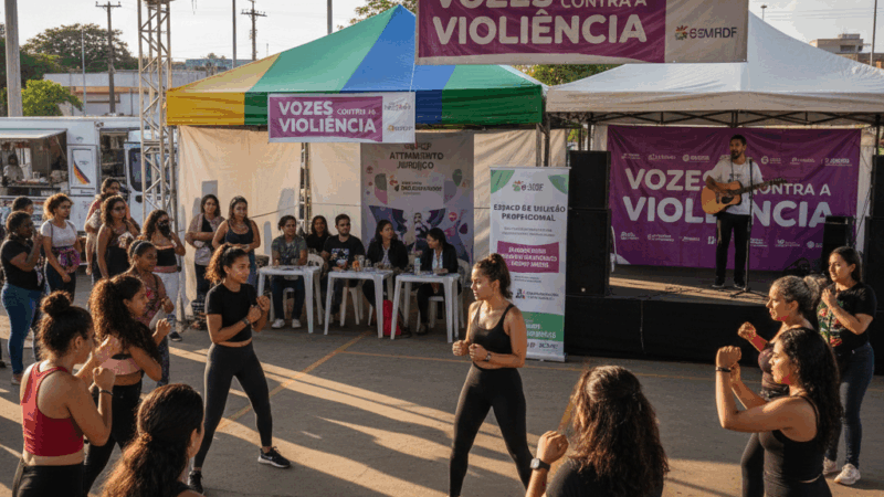 Evento no Guará oferece defesa pessoal e acolhimento gratuito