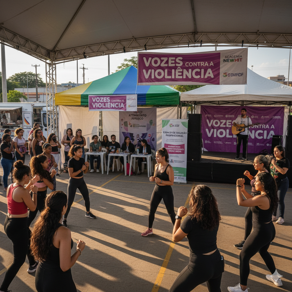 Evento no Guará oferece defesa pessoal e acolhimento gratuito