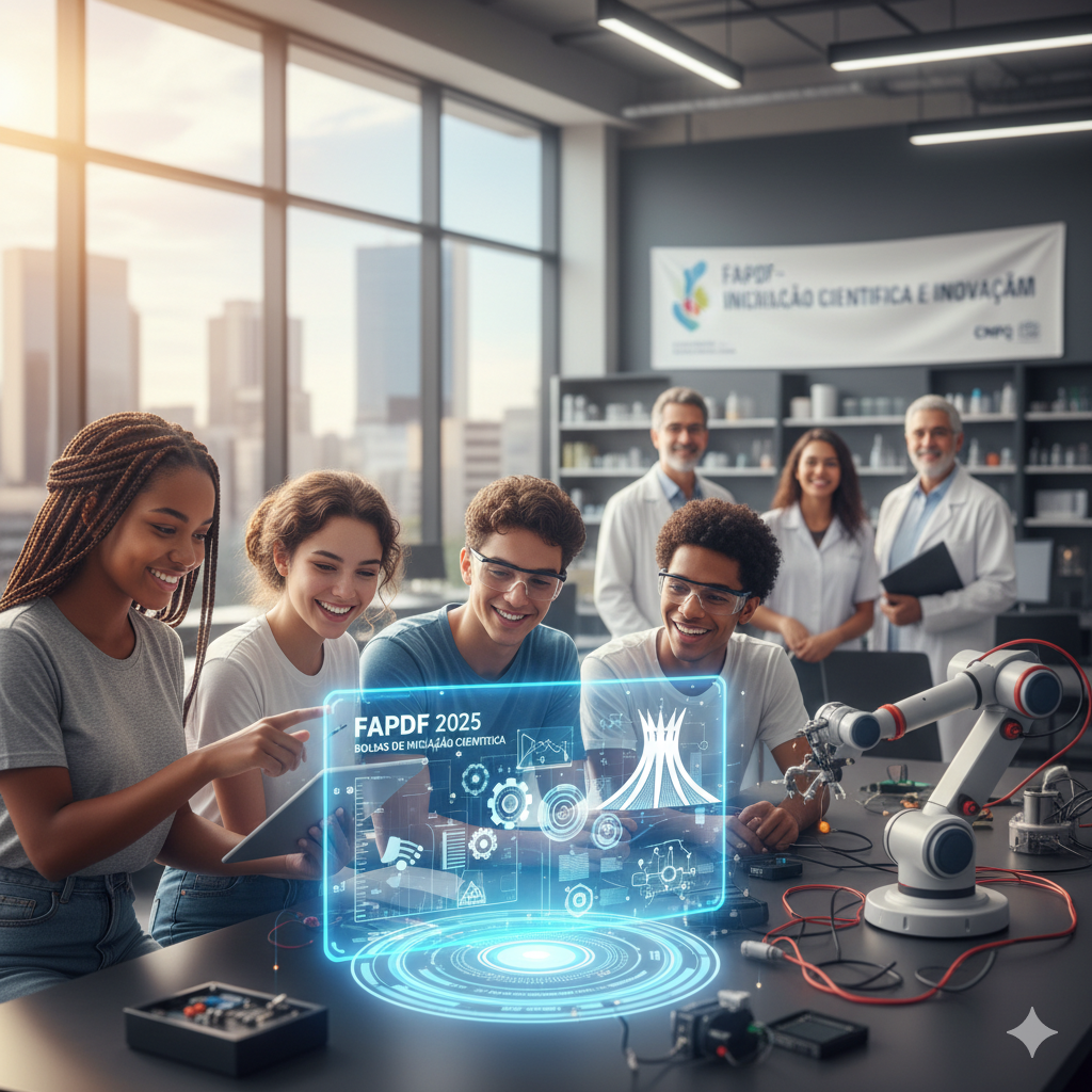 FAPDF lança edital de bolsas para jovens cientistas do DF