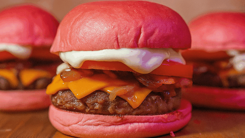 Geléia Burger lança hambúrguer rosa para o Outubro Rosa