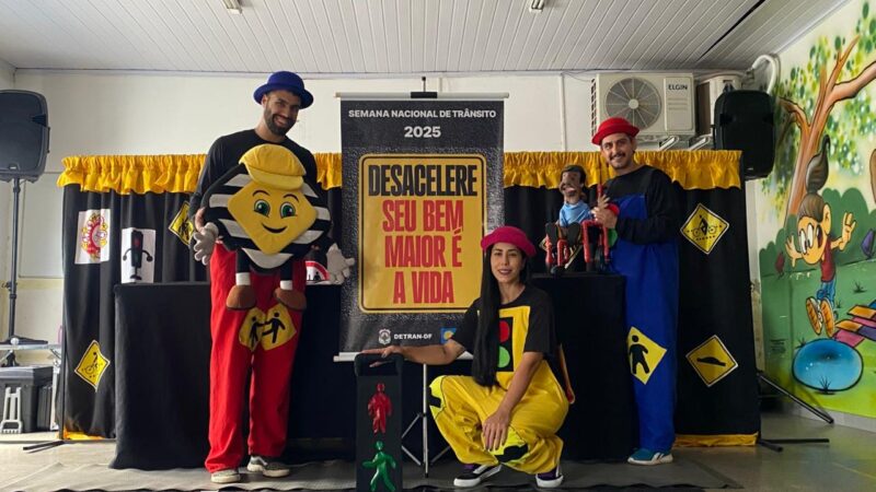 Detran-DF educa mais de 2 mil pessoas no fim de semana