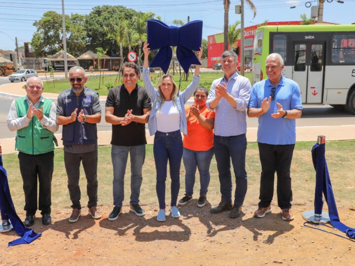 Sol Nascente ganha 12 km de asfalto na avenida do Trem Bão