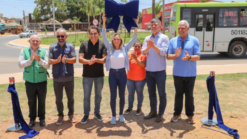 Sol Nascente ganha 12 km de asfalto na avenida do Trem Bão