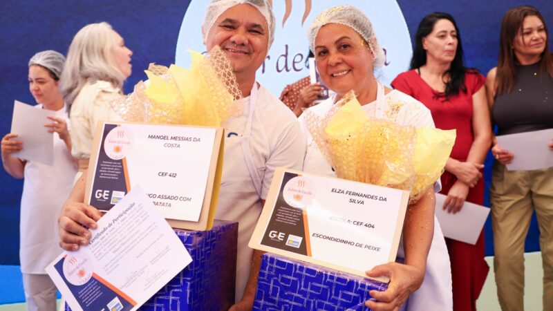 Sabor de Escola: Samambaia escolhe seus talentos da merenda!