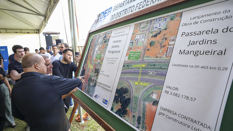 GDF autoriza viaduto e passarela no Jardins Mangueiral