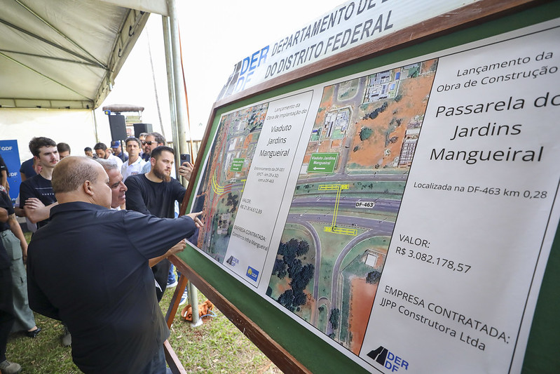 GDF autoriza viaduto e passarela no Jardins Mangueiral