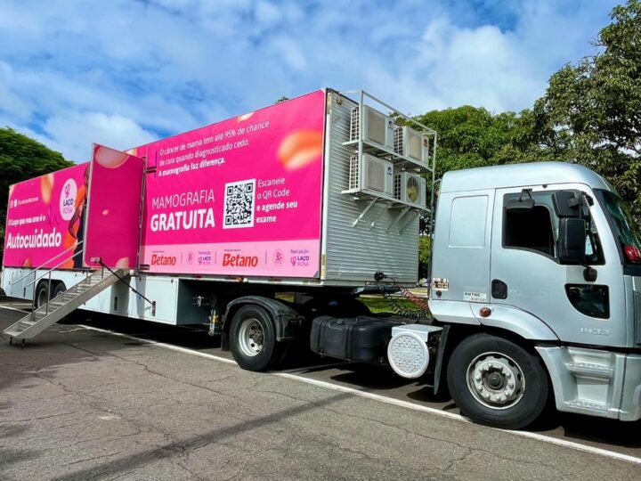 Carreta gratuita de mamografia começa atendimentos