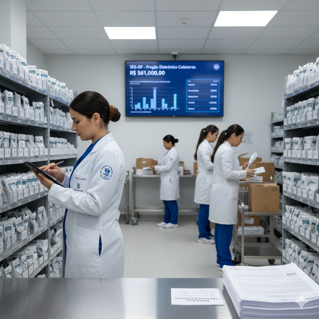 Pregão Eletrônico garante cateteres para tratamentos especiais