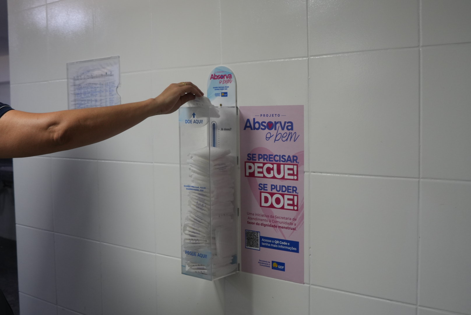 Absorva o Bem chega à rodoviária do Plano Piloto