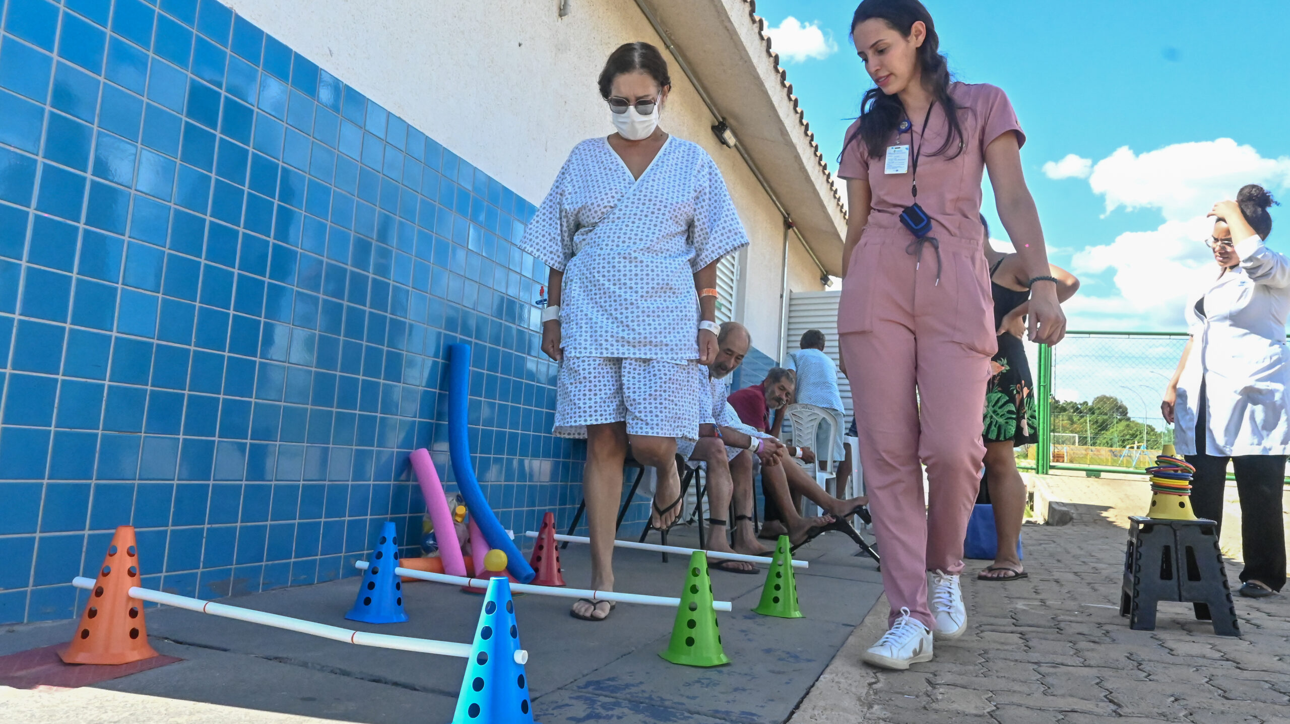 UPA de Brazlândia acelera recuperação com sol e movimento