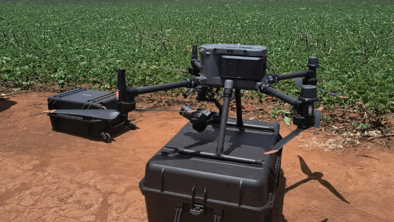Drone e IA na luta contra pragas na lavoura do cerrado