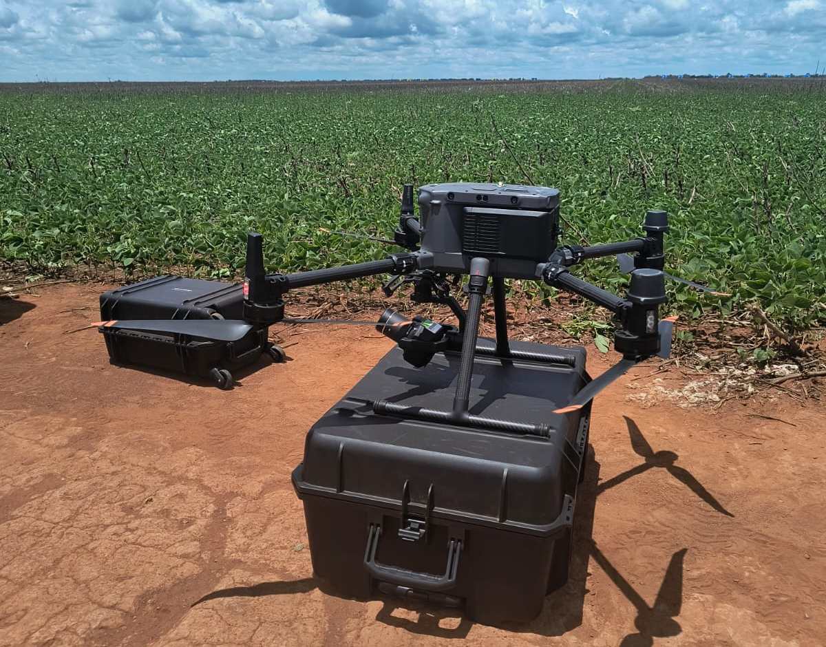 Drone e IA na luta contra pragas na lavoura do cerrado