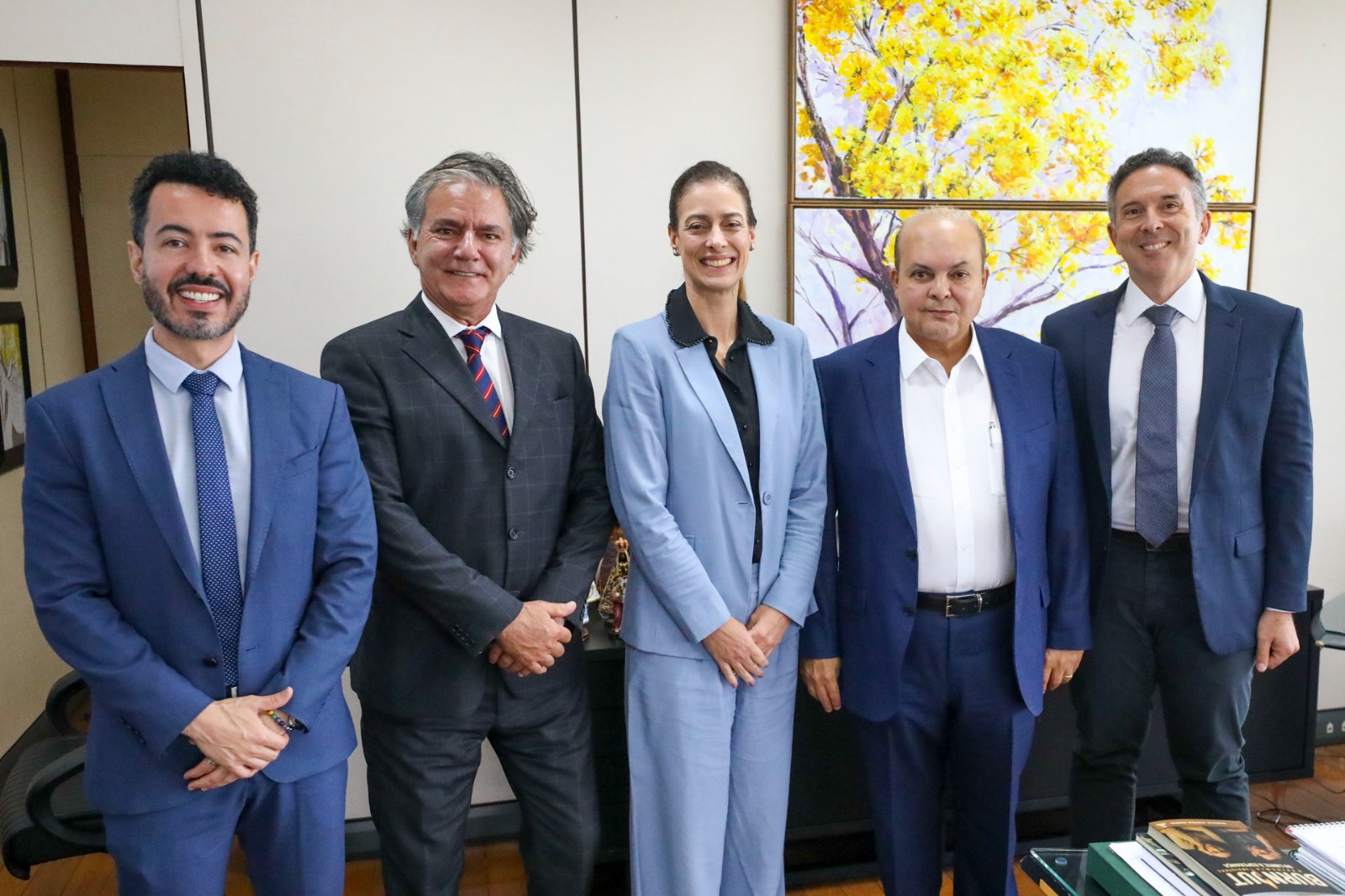 Ibaneis recebe nova direção da PGDF e elogia atuação Jurídica