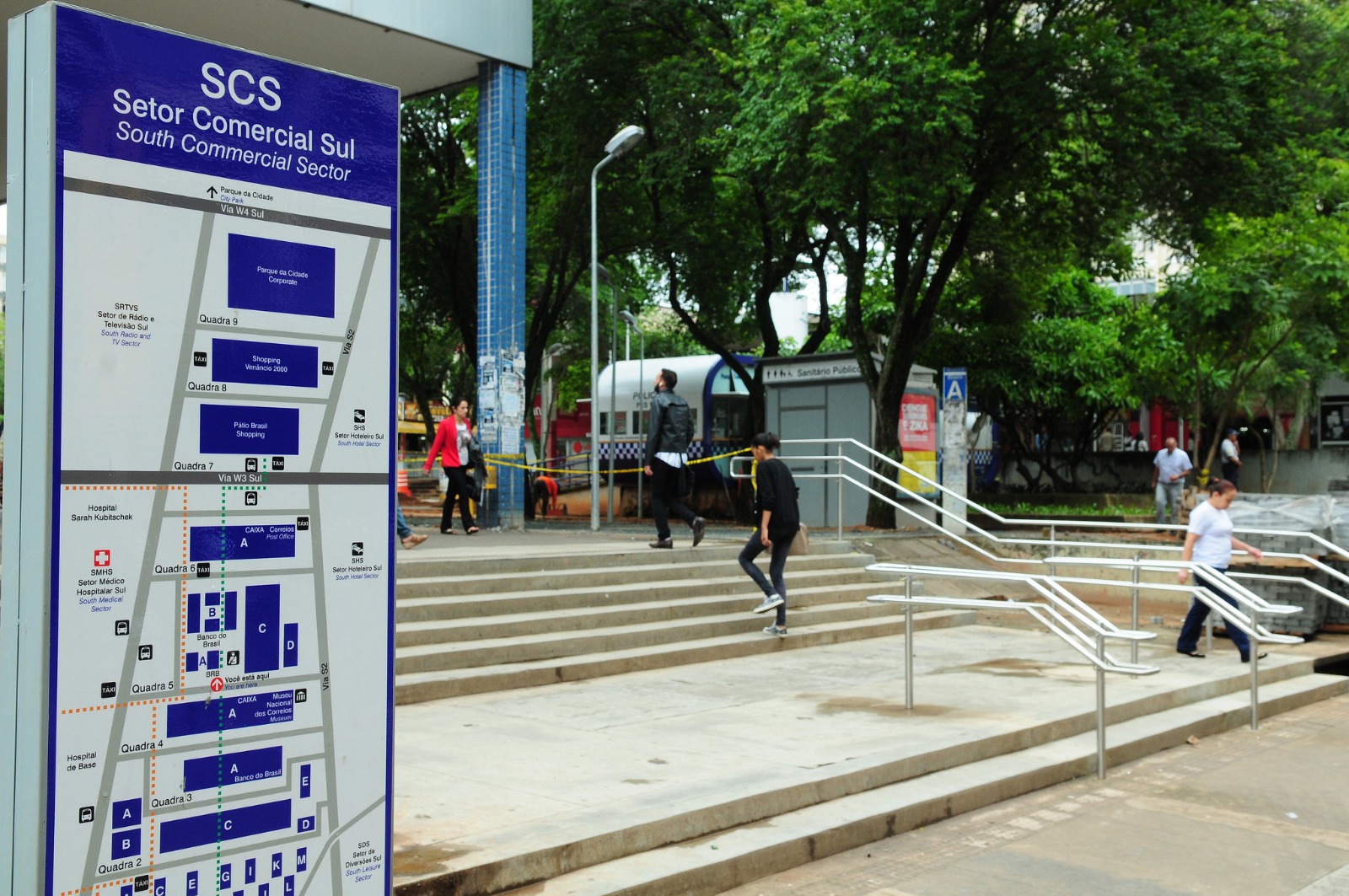 Serviços essenciais e cidadania chegam ao Setor Comercial Sul