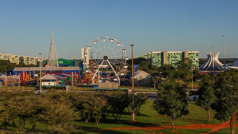 Diversão gratuita na Esplanada segue até 4 de janeiro