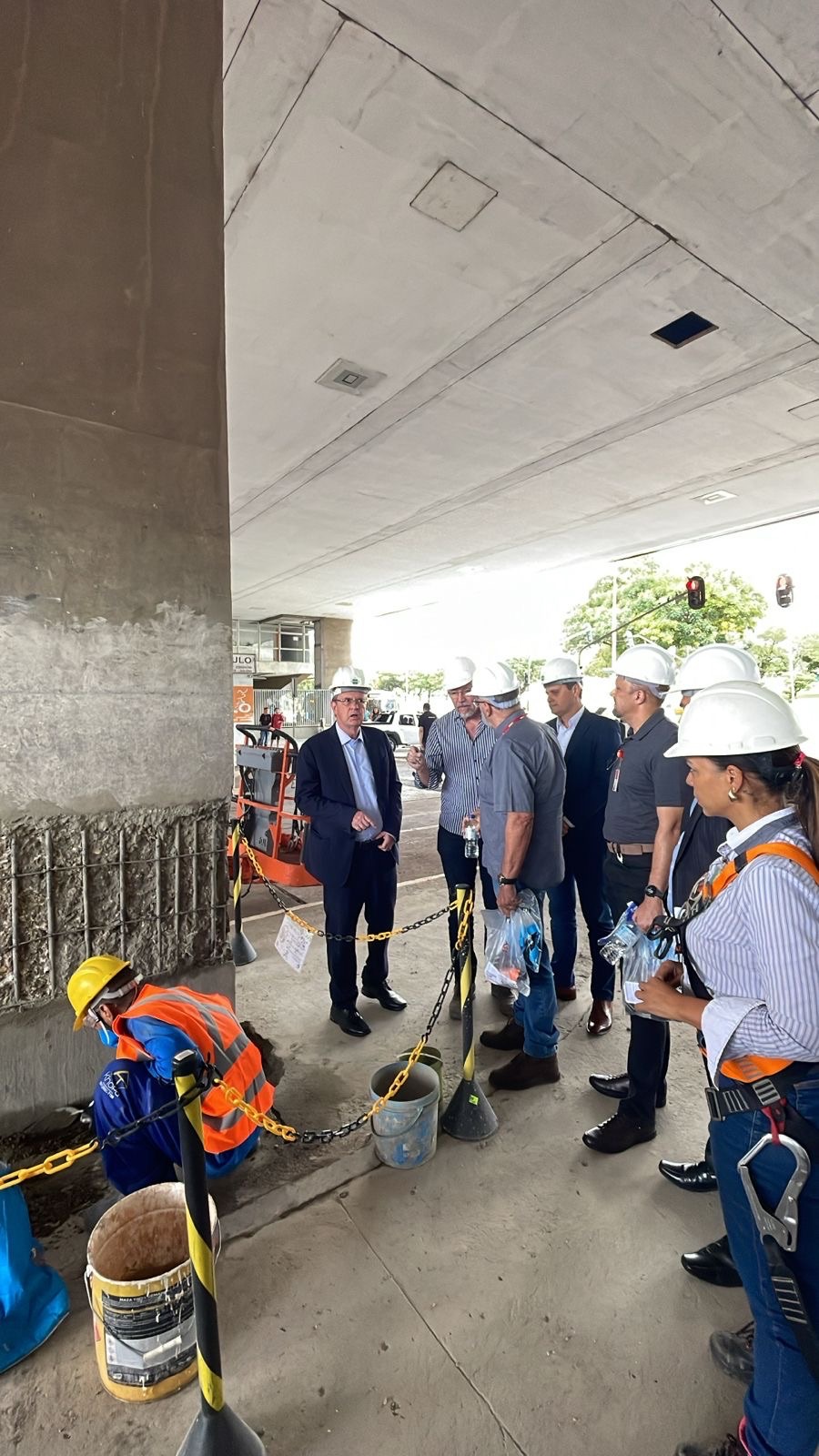 Concessionária apresenta obras ao MP