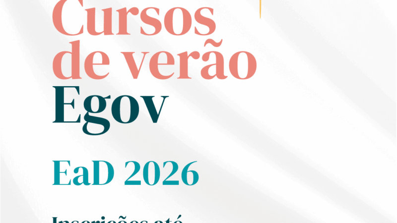 Egov lança cursos de verão online e gratuitos para servidores