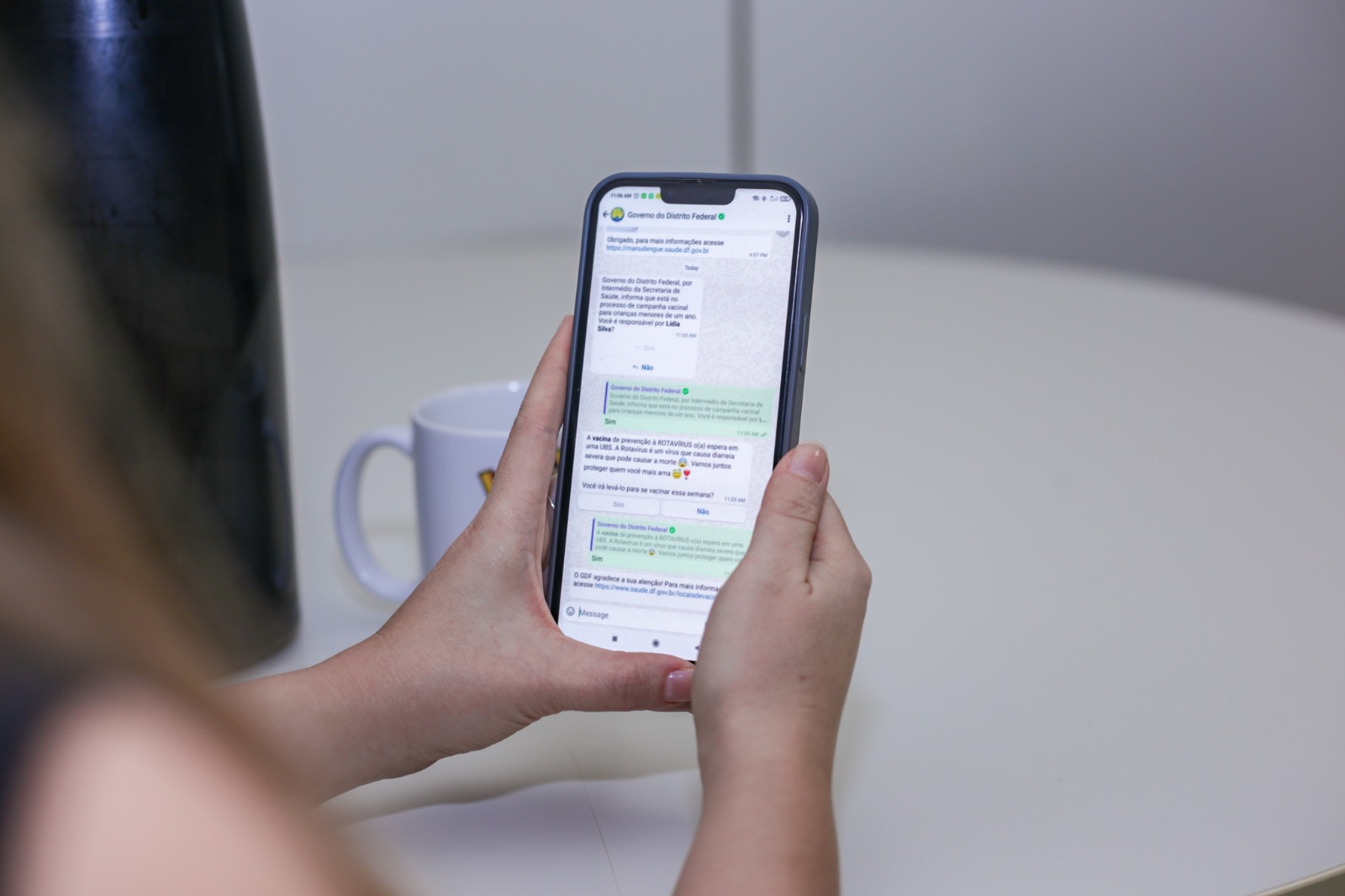 GDF manda alertas no WhatsApp para proteger crianças e adolescentes