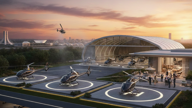 Brasília vai ganhar novos helipontos e clube de negócios exclusivo