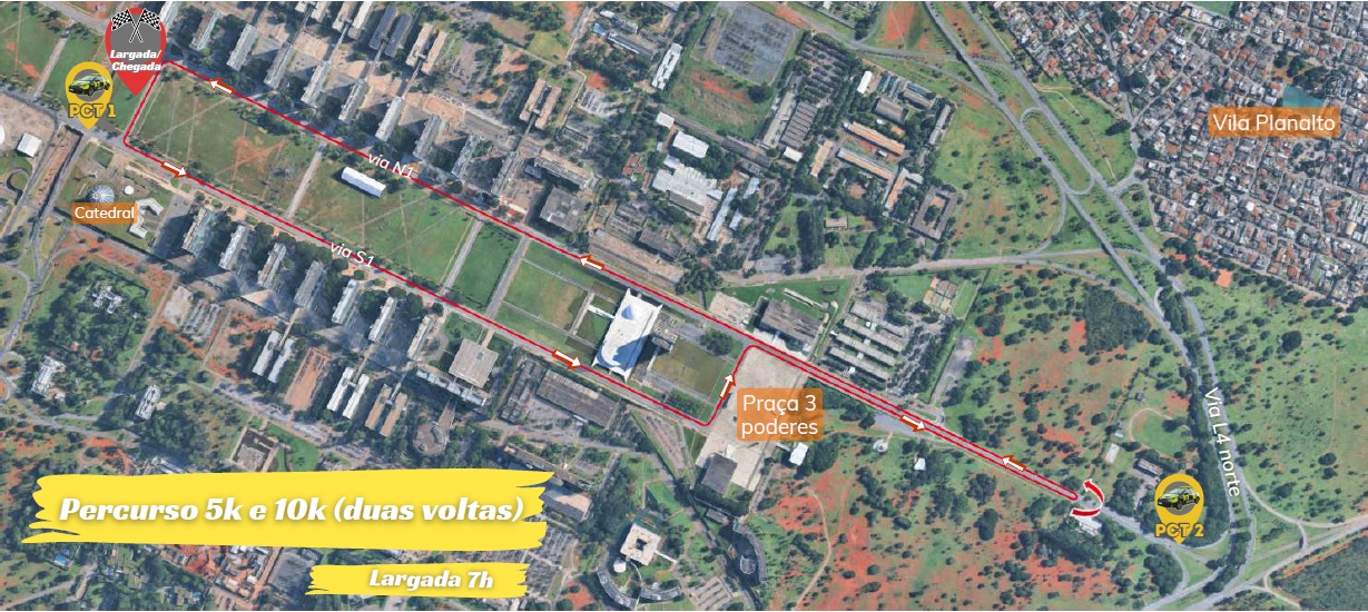 Confira as mudanças na Esplanada e no Arapoanga este domingo