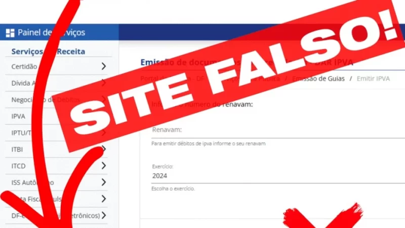 Saiba como evitar o golpe do boleto falso do IPVA no DF
