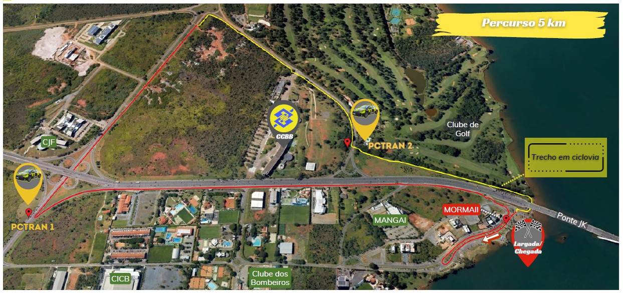 Ponte JK terá mudanças no trânsito neste domingo (4)