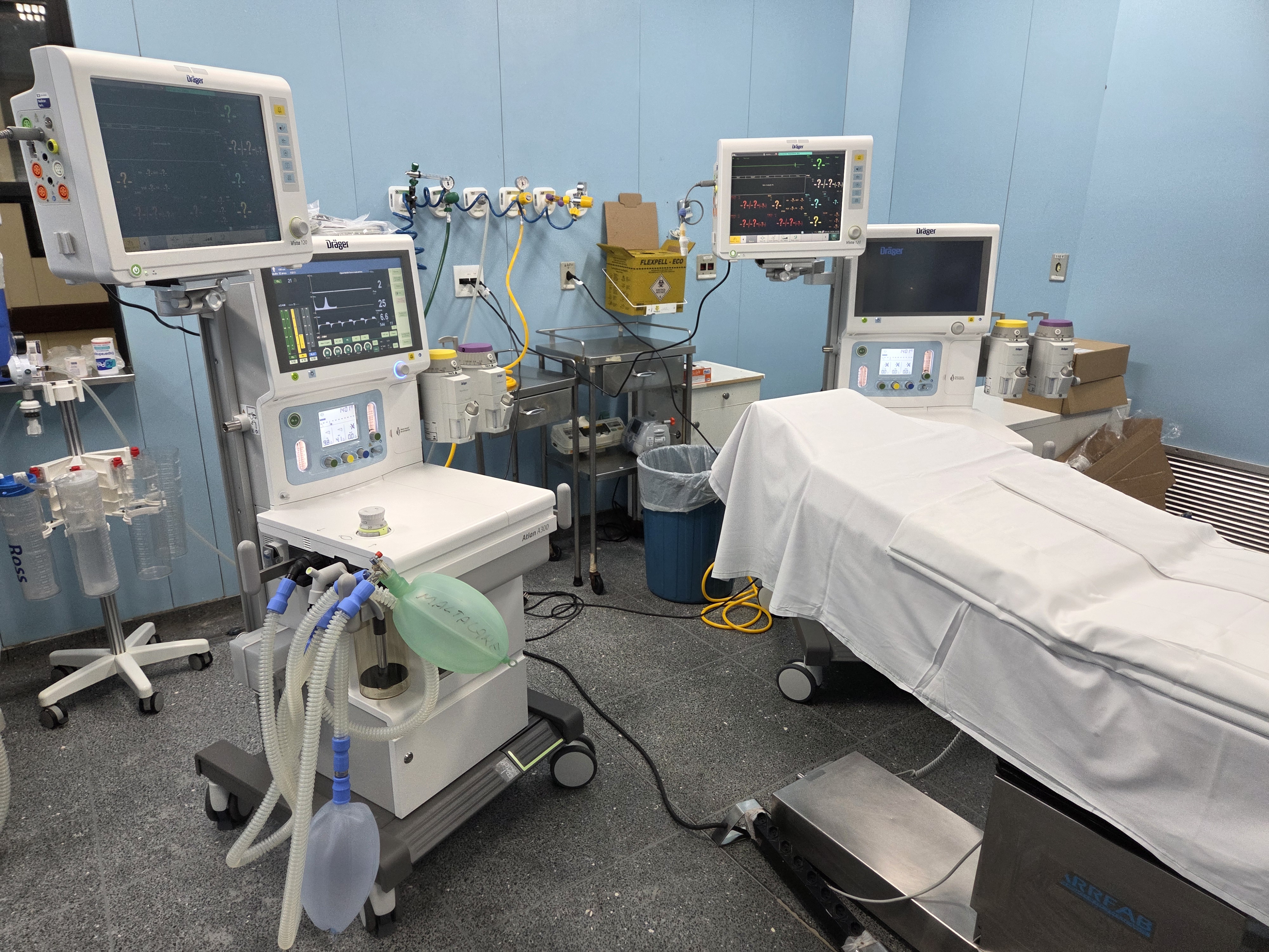 Hospital de Base recebe novos aparelhos de anestesia para reforçar cirurgias
