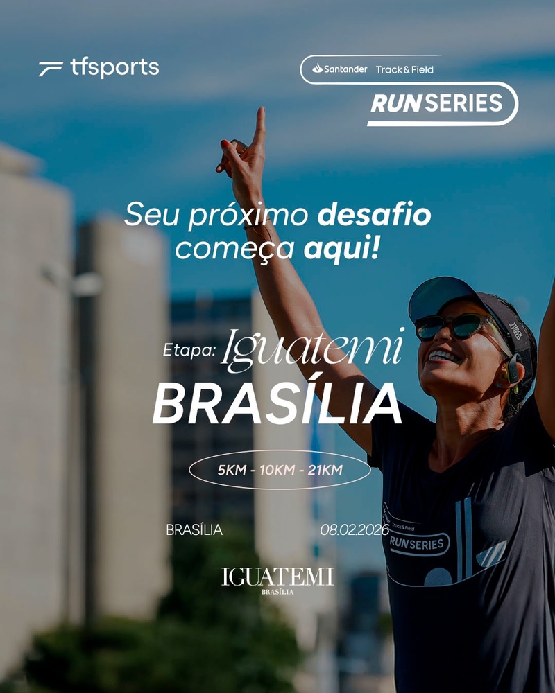 Corrida Santander Track&Field Run Series Chega ao Iguatemi Brasília
