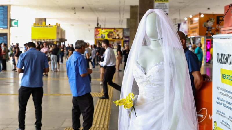 Rodoviária recebe ponto de inscrição para Casamento Comunitário