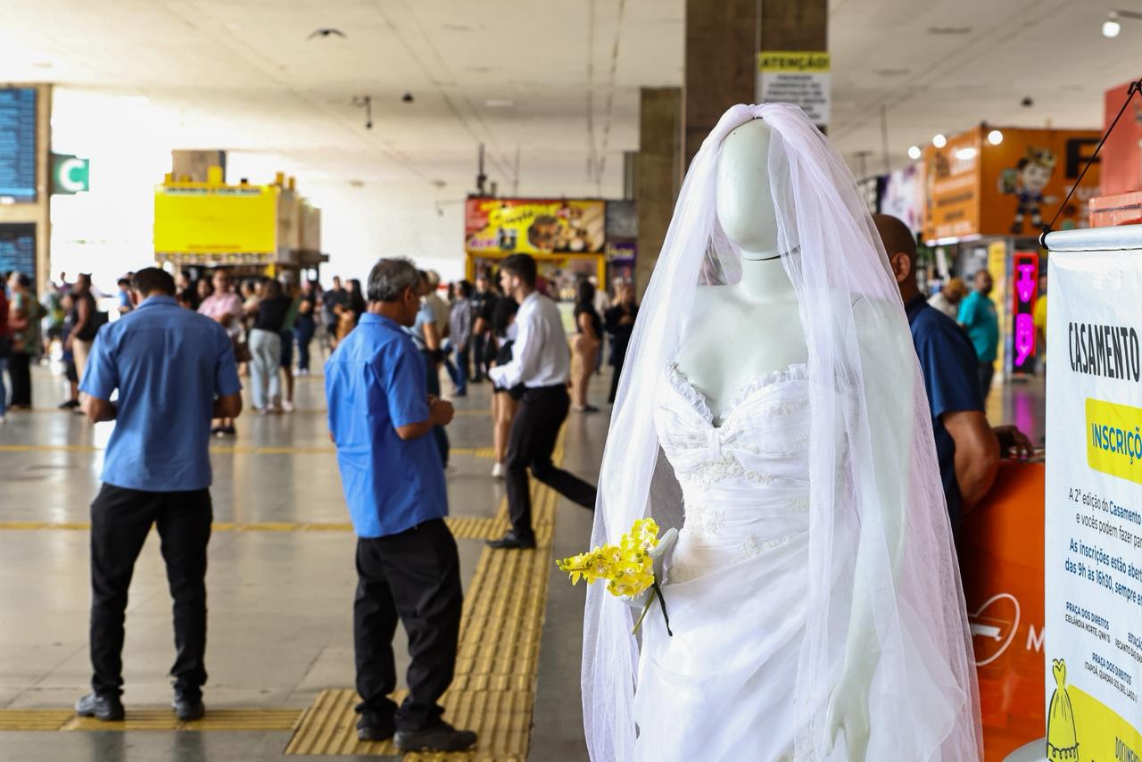 Rodoviária recebe ponto de inscrição para Casamento Comunitário