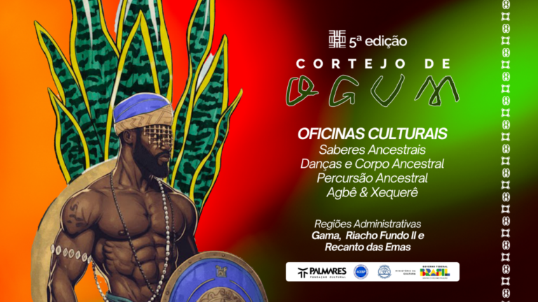 Cortejo de Ogum: Oficinas culturais gratuitas abrem inscrições no DF