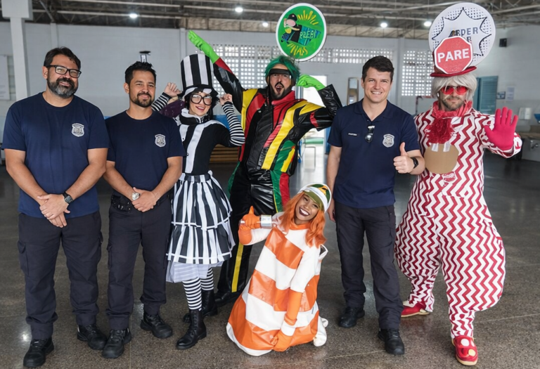 As atividades lúdicas incluem apresentações teatrais e brincadeiras
