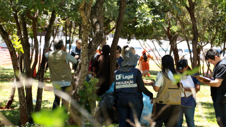 No decorrer de toda a semana, as secretarias realizaram abordagens sociais e atendimentos prévios | Foto: Agência Brasília