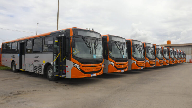 DF lidera modernização com 90% da frota de ônibus renovada