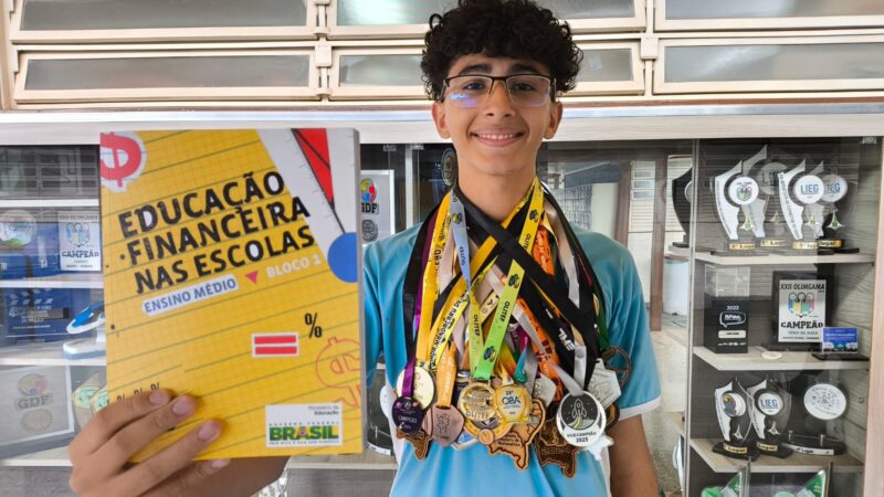 Aluno do Gama brilha em Olimpíada de Educação Financeira