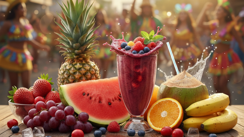 Saiba quais frutas garantem energia e hidratação para a folia