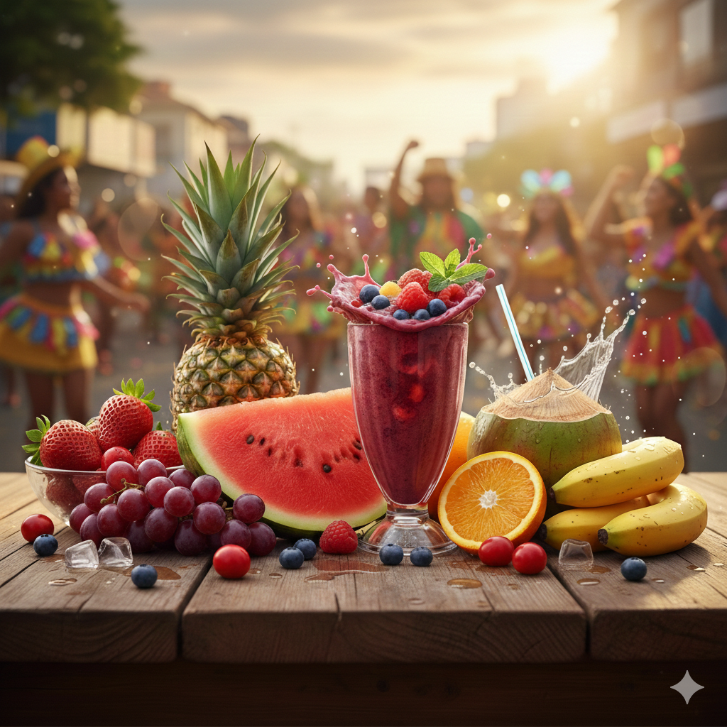 Saiba quais frutas garantem energia e hidratação para a folia
