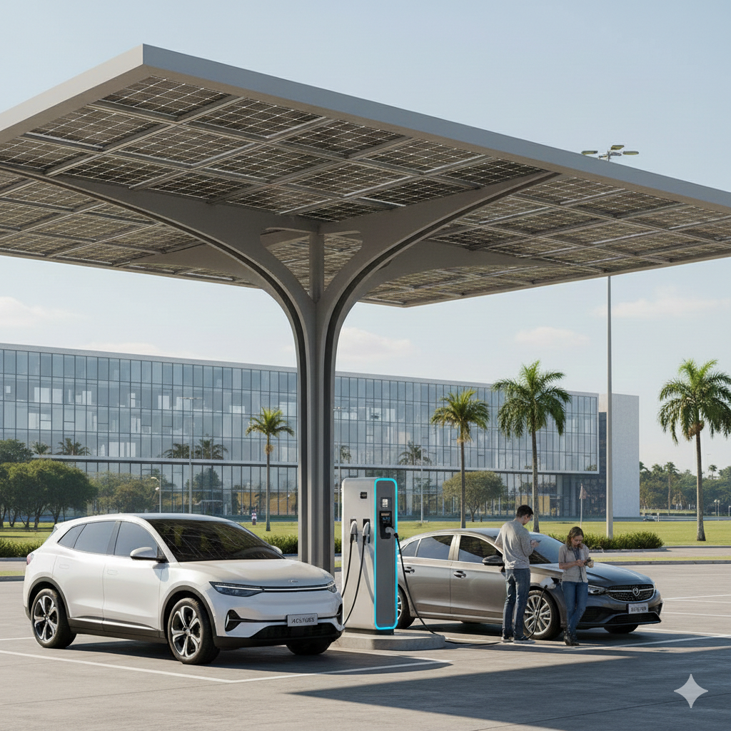 DF amplia pontos de recarga para veículos elétricos e híbridos