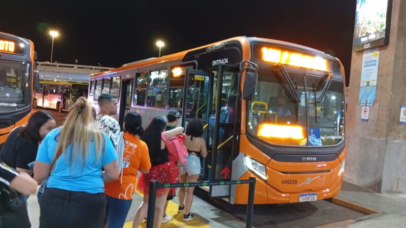 Carnaval do DF registra 2,4 milhões de acessos no transporte público