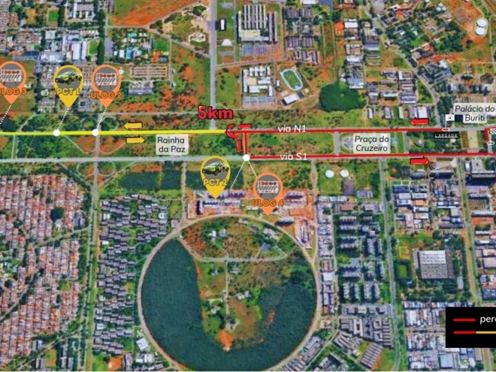 Eventos esportivos alteram o trânsito no DF neste domingo