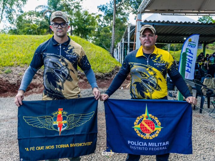 Atletas da PMDF conquistam pódio no Tiro Prático Nacional 2026