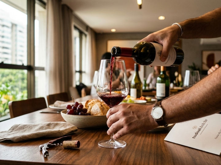 Vinho pode ficar melhor se você abrir e servir do jeito certo