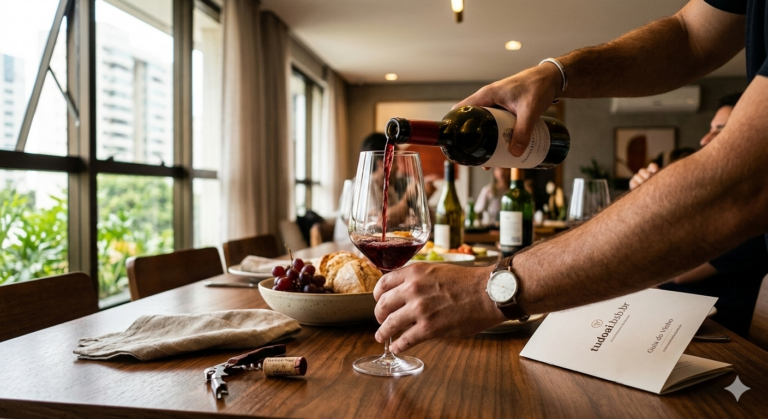 Saiba como abrir e servir vinho corretamente para realçar o sabor
