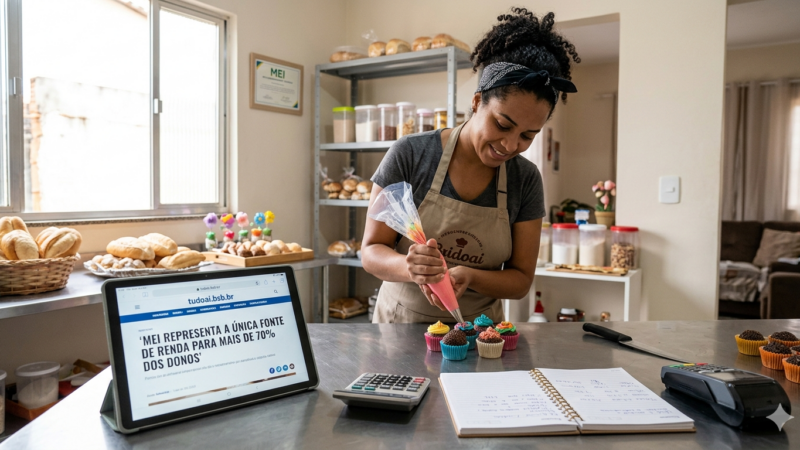 Próprio negócio é o sustento principal da maioria dos empreendedores