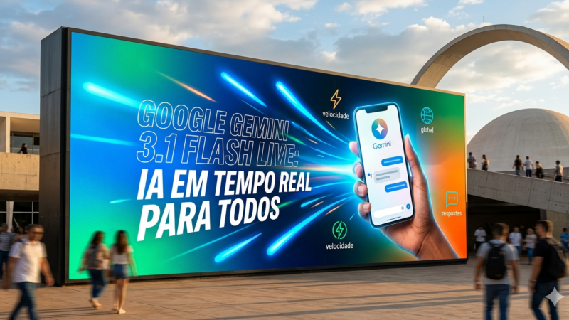 Google Gemini 3.1 Flash Live traz IA em tempo real para todos