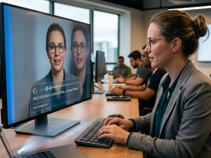 Google Gemini cria clones digitais realistas com IA em nova função