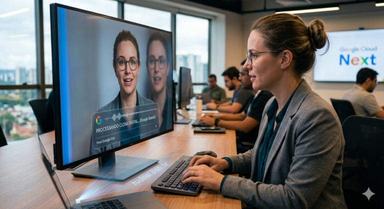 O Google acaba de liberar no Gemini uma função que cria avatares super realistas para o Google Vids.