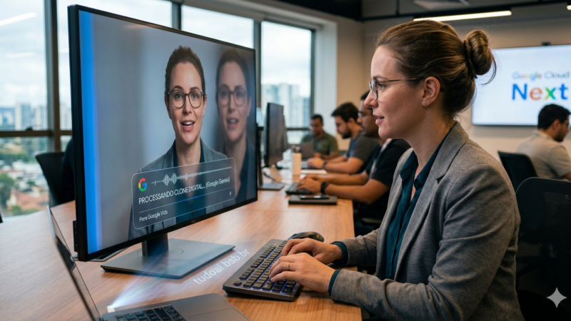 Google Gemini cria clones digitais realistas com IA em nova função
