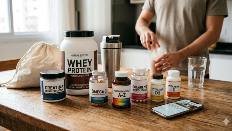 Suplementos alimentares ajudam a melhorar sua saúde diária